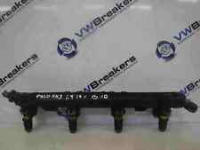 Volkswagen Polo 2006-2008 9N3 1.4 16v Fuel Injectors X4 Set + Rail BUD